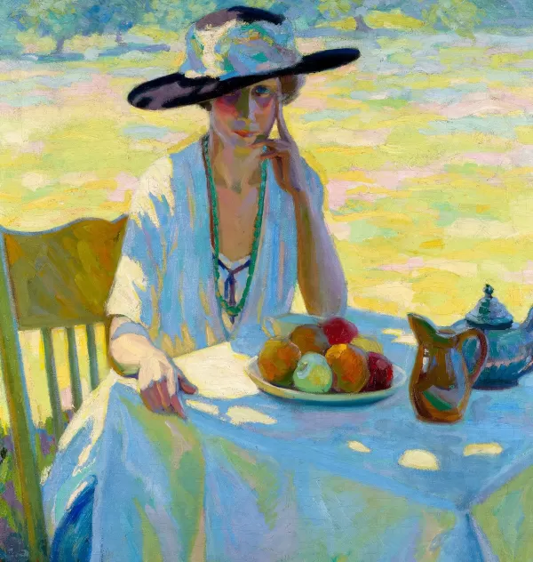 Prism Path Gicl E Print From Vesterheim'S Collections - Tea Table By Arild Weborg Best Sale