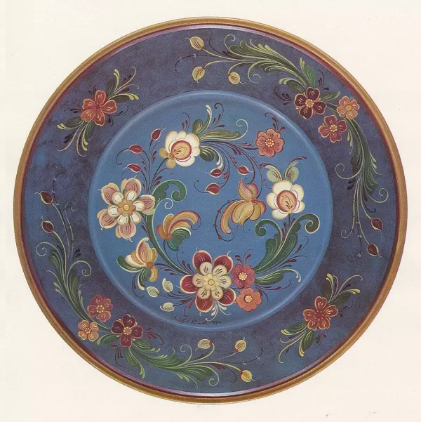 Vesterheim Museum Store Rogaland Rosemaling Patterns By Bergljot Lund Set F Clearance
